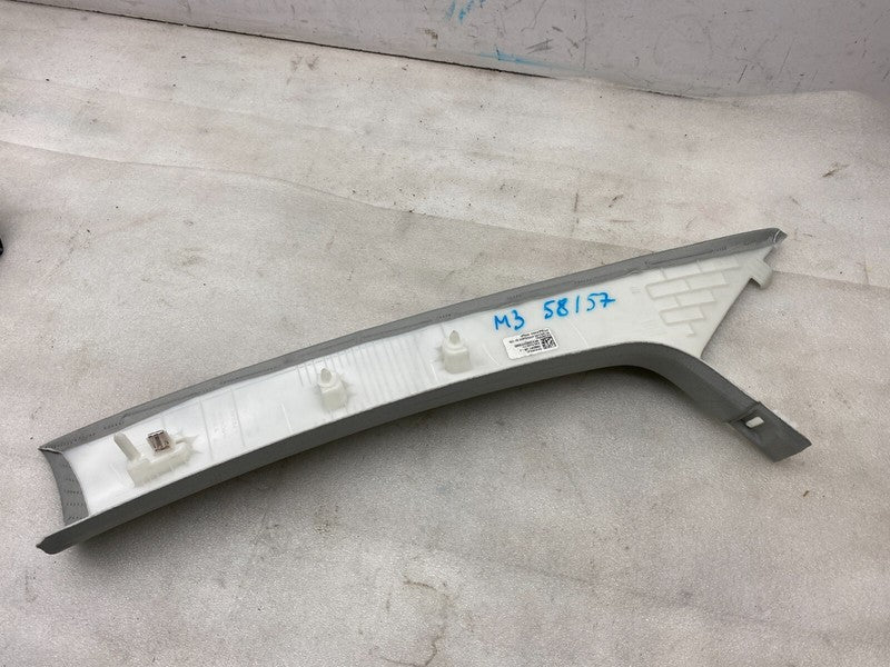 ⭕ 17-23 Tesla Model 3 M3 Front Right Side A-Pillar Upper Trim Cover 10