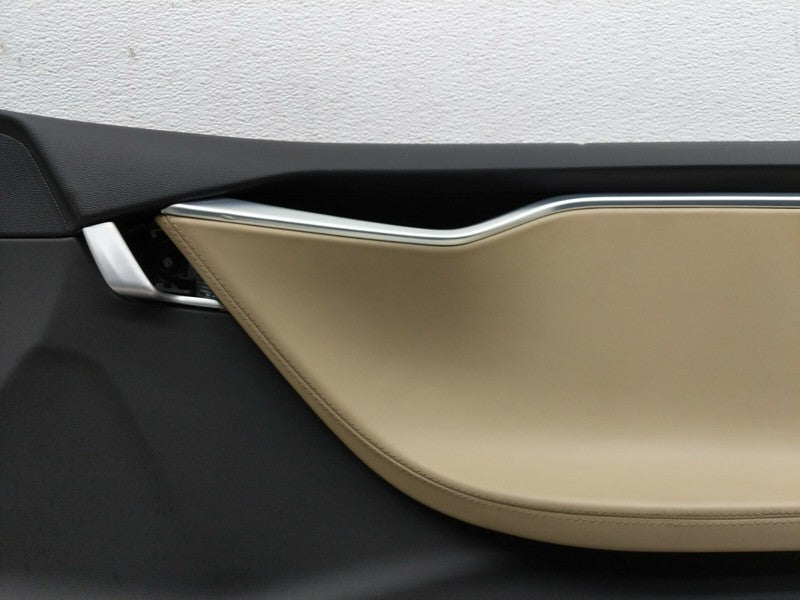 100791200D ⭕ 2012-2015 Tesla Model S Front Right Door Panel Trim Card Assembly 1007936-10-L