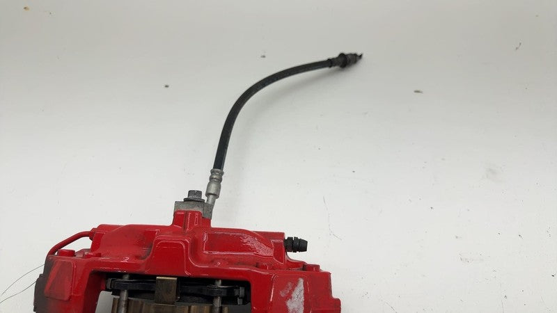 ⭕ 12-20 Tesla Model S Rear Passenger Side Caliper Red w/ Brake Hose Li