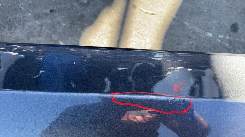 ⭕ 2023 Tesla Model 3 Rear Bumper Cover w/ Light Reflectors Assembly Gr