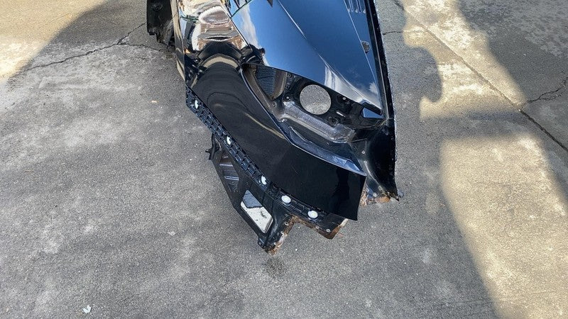 1553757-E0-K 2021-2023 Tesla Model S Rear Left Quarter Panel Structural Cut Out LH Black PBSB