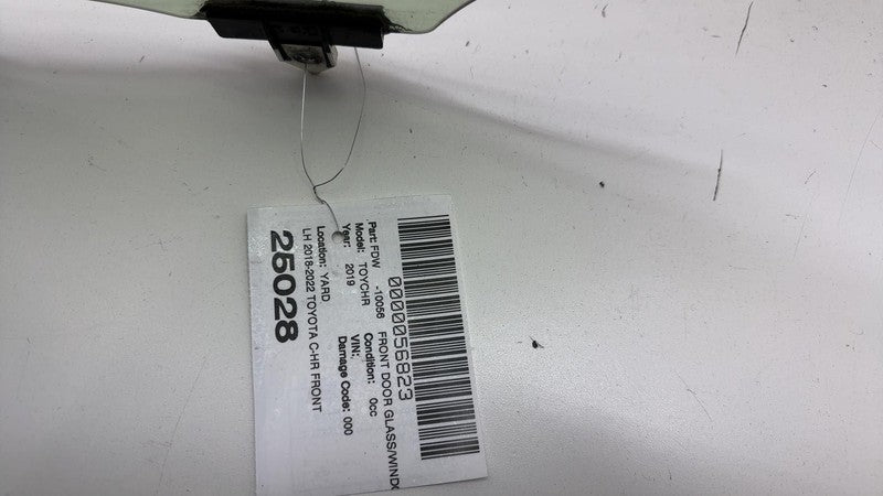 ⭕ 2018-2022 Toyota C-HR Front Left Driver Side Door Window Glass (Scratched)