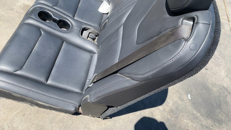 2016 2017 2018 2019 2020 Tesla Model X Rear 3rd Row Seat Leather Black