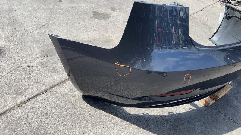 ⭕ 2017-2022 Tesla Model 3 Rear Bumper Cover w/ Park Sensor & Harness Gray PMNG