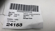 2017-2023 Tesla Model 3 Left B-Pillar Applique Glass Trim Molding w/ Camera LH