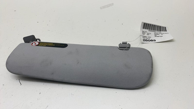 ⭕24-25 Tesla Model 3 Front Passenger Side Windshield Sun Visor Sunvisor Right RH