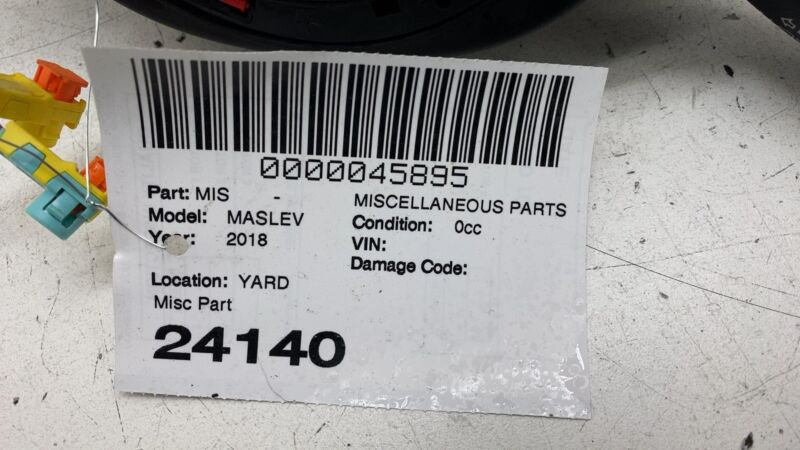 ⭕2017-2020 Maserati Levante Steering Column Clockspring Wiper Combination Switch