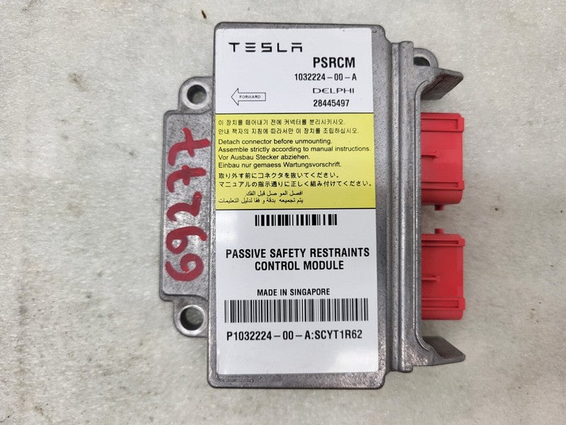 103222400A ⭕ 12-15 Model S Passive Safety Restraint Computer Module Crash Data 1032224-00-A