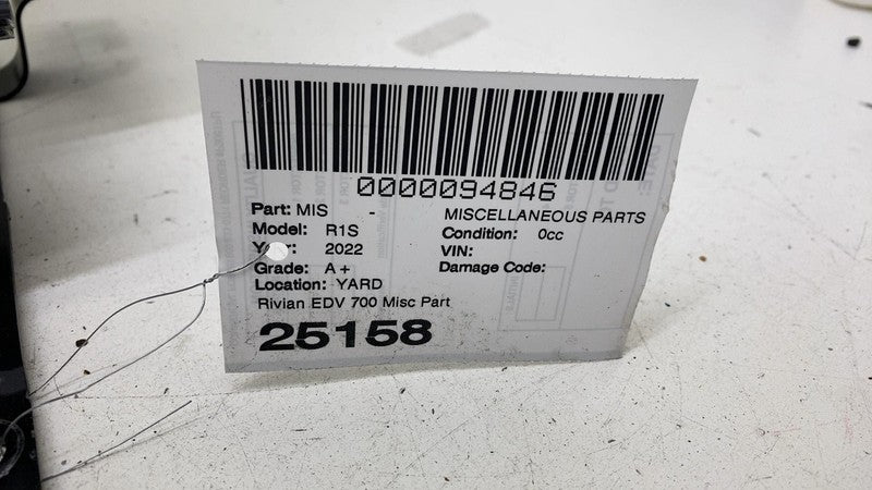 ⭕ 2022 Rivian EDV700 Amazon Van Rear Cargo Fixed Mag Shelf-D Assy C100