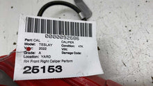 20-24 Model Y Front Right Performance Caliper Red + Brake Hose Line 1188642-00-B