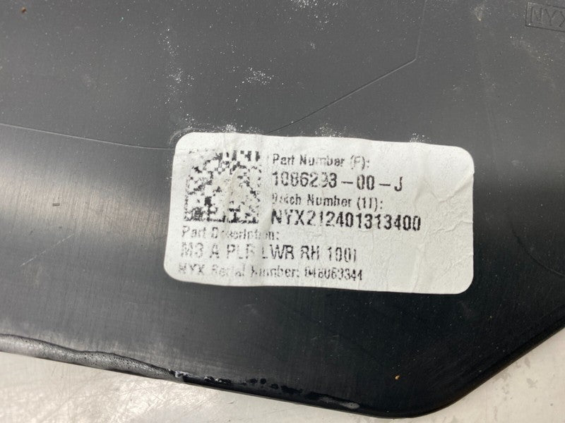 1086293-00-J ⭕ 2017-2023 Tesla Model 3 Passenger Side Lower A-Pillar Trim Right 1086293-00-J