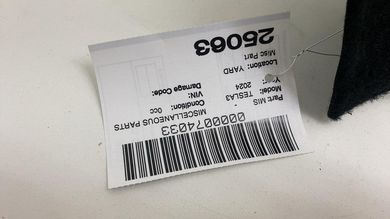 ⭕ 2024-2025 Tesla Model 3 M3 Rear Trunk Garnish Trim Panel Assembly 17