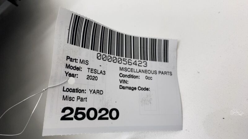 153890300B 17-23 Tesla Model 3 Rear Deck Shelf Package Tray Panel w/ Speakers 1538903-00-B