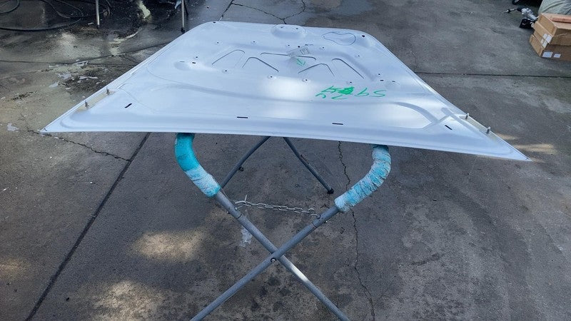2020-2024 Tesla Model Y Front Bonnet Hood Shell Panel Assembly OEM White - PPSW