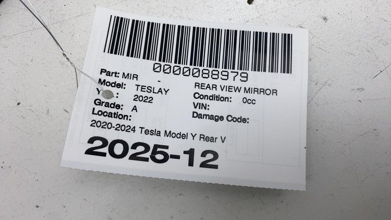 ⭕ 2020-2024 Model Y Front Windshield Interior Rear View Mirror Assy 14