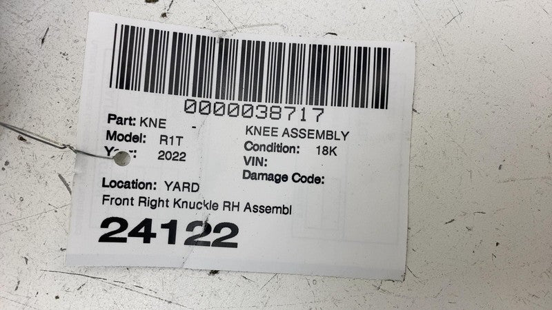 PT00415633 ⭕ 2022-2024 Rivian R1T Front Right Passenger Side Spindle Knuckle Hub PT00415633