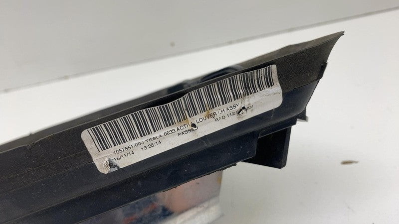1057851-00-I ⭕ 16-20 Tesla Model S Front Left Bumper Air Shutter Active Louver 1057851-00-I