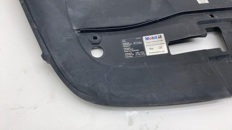 7P5 805 806 B 2011 2012 2013 2014 Porsche Cayenne Engine Bay Cover Panel Center Side Hood Lock