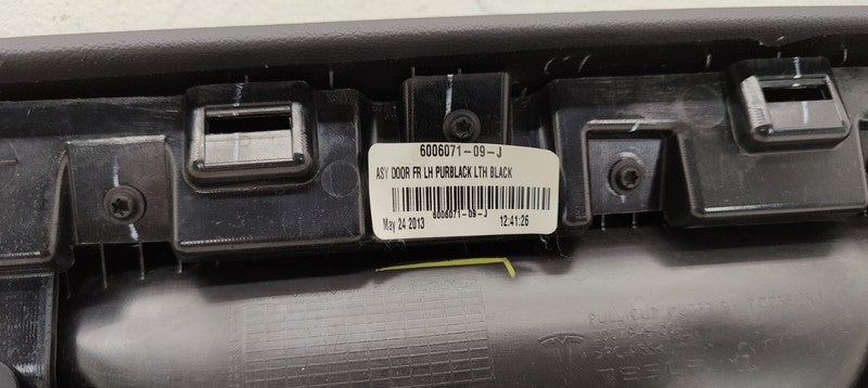 6006071 09 J ⭕ 12-20 Model S MS Front Left Interior Door Panel Trim Card Cover 6006071-09-J