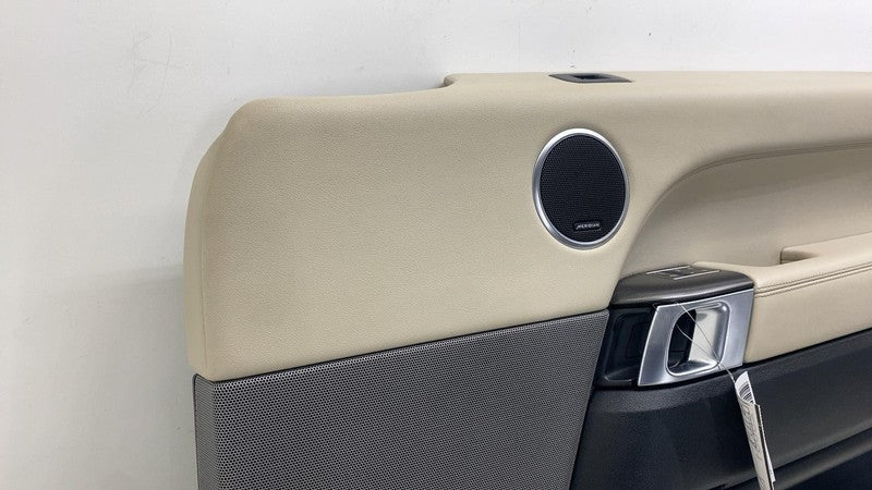 ⭕ 14-17 Range Rover Sport Front Passenger Side Door Panel Trim Cover Cream Right