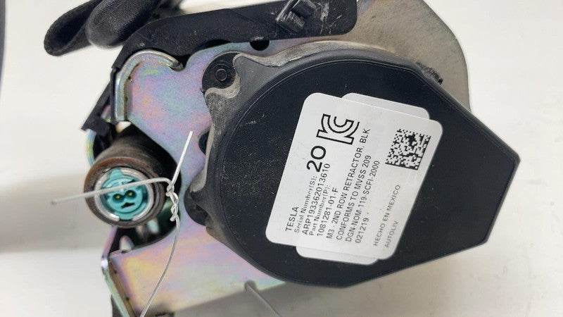 ⭕ 2017-2023 Tesla Model 3 Rear Left Side 2nd Row Seatbelt Retractor 10