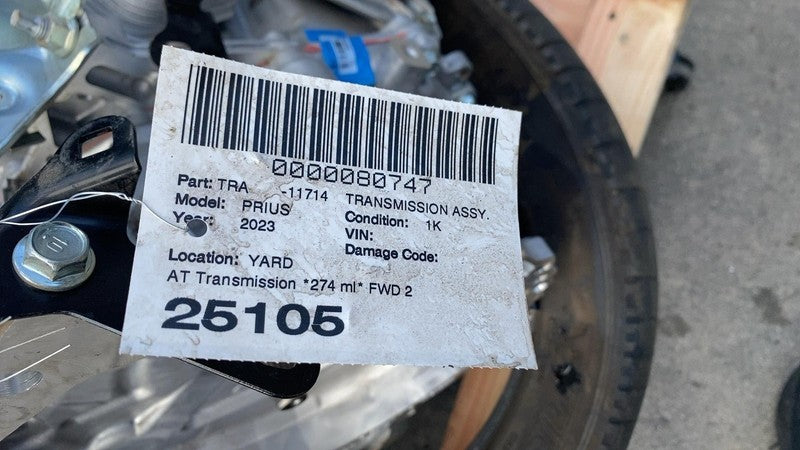 ⭕ 2023-2024 Toyota Prius Auto Transmission Assy FWD 2.0L (ID 30900-47230) 274 mi