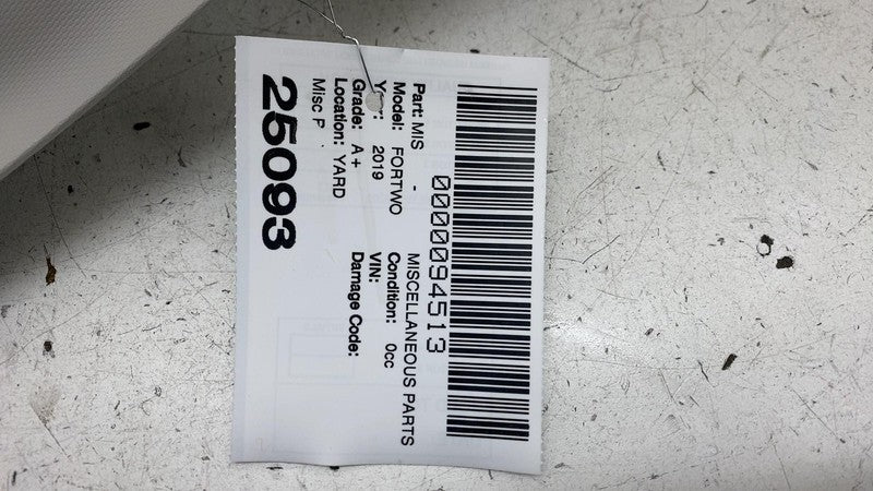 ⭕2019 Smart EQ Fortwo Rear Passenger C-Pillar Trim Cover Panel Right A