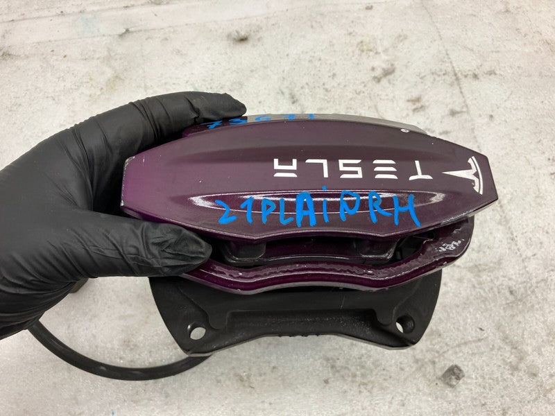 ⭕ 2021-2023 Tesla Model S X Rear Passenger Side Caliper w/ Brake Hose Line Right