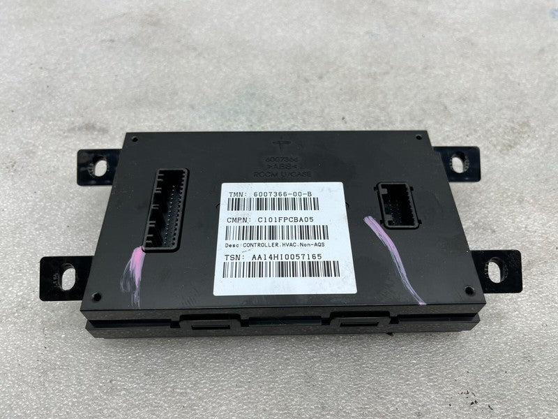 6007366 00 B ⭕ 12-20 Model S X A/C Heater Climate Control HVAC Controller Module 6007366-00-B