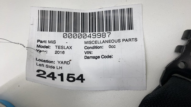 2016-2020 Tesla Model X Front Driver Side 1st Row Seat Belt & Retracto
