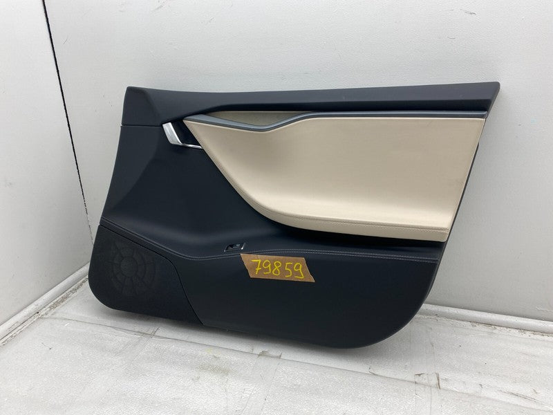 100793652N ⭕ 12-20 Model S Front Right Interior Door Panel Trim Card Cover OEM 1007936-52-N