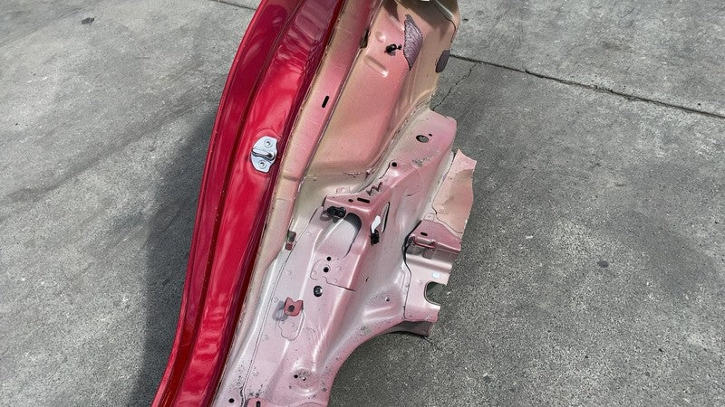 ⭕ 17-20 Tesla Model 3 Rear Right Quarter Panel Structural Frame Cut Red - PPMR