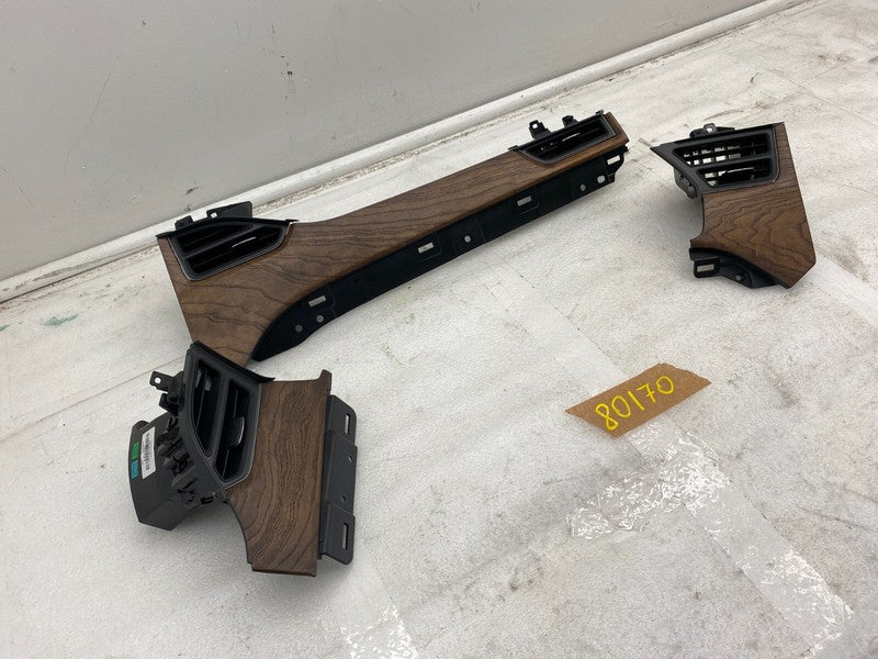 ⭕ 2012-2015 Tesla Model S SET of Dash A/C Air Vent Outlet Dashboard Trim Panel