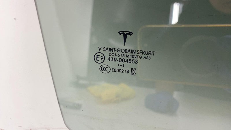 ⭕ 2020-2024 Tesla Model Y MY Rear Passenger Side Door Window Glass Rig