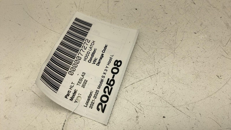 1500397-00-E ⭕17-24 Tesla Model 3 Hood Latch Double Pull Single Actuator & Cable 1500397-00-E