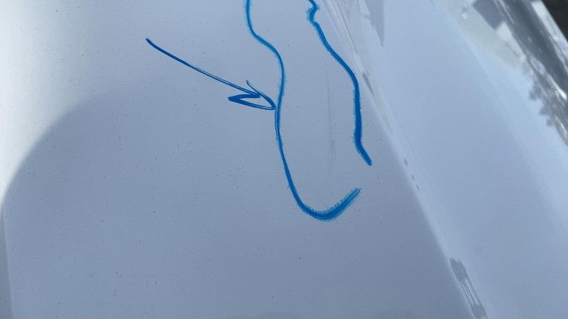 ⭕ 2010-2016 Mercedes-Benz E350 E400 Rear Driver Side Door Shell Panel Left White