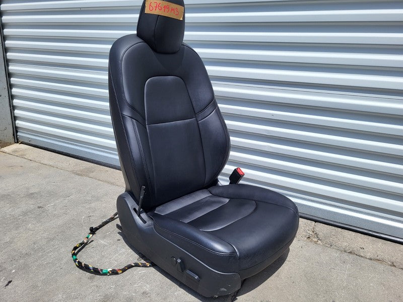 ⭕ 2017-2022 Tesla Model 3 Y Front Passenger Side 1st Row Seat Black Right Assy