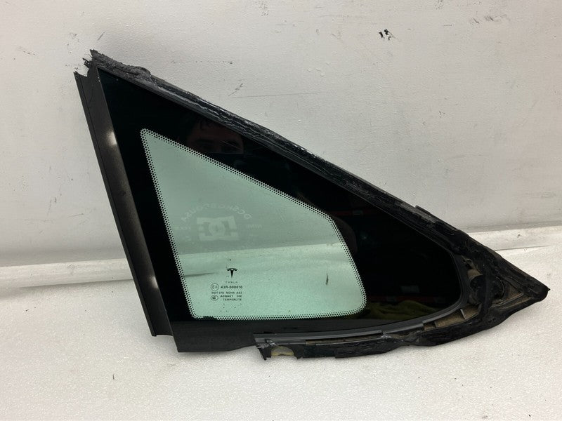 E6 43R-008010 ⭕ 16-20 Tesla Model S Rear Passenger Side Quarter Fixed Glass Right 1051821-99-A