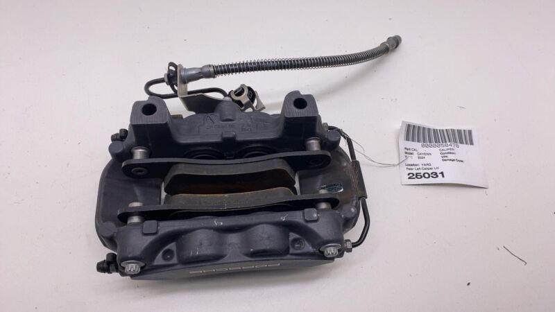 9Y0615403CG ⭕ 2024 Porsche Cayenne Rear Driver Side Caliper w/ Brake Hose Left 9Y0615403CG