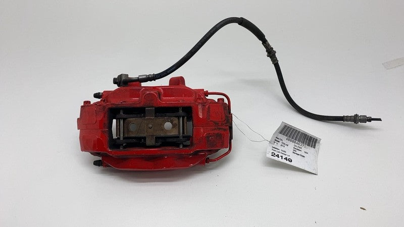 2012-2020 Tesla Model S Front Driver Side Caliper Red w/ Brake Hose Line Left LH