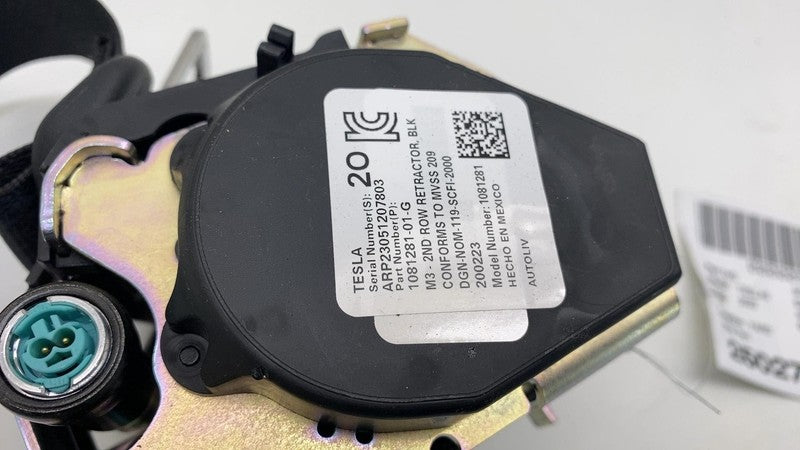 2017-2023 Tesla Model 3 M3 Rear Left or Right 2nd Row Seatbelt Retract