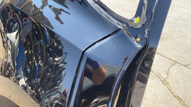 ⭕20-24 Tesla Model Y MY Rear Right Quarter Panel Structural Cutout RH Black PBSB