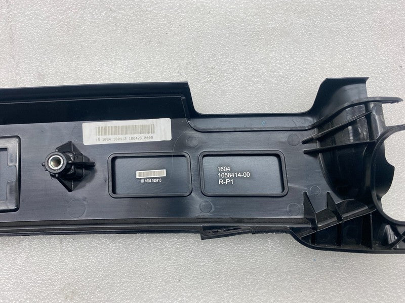 ⭕ 16-20 Model X Rear Passenger Side Falcon Door Top Trim Panel Right 1