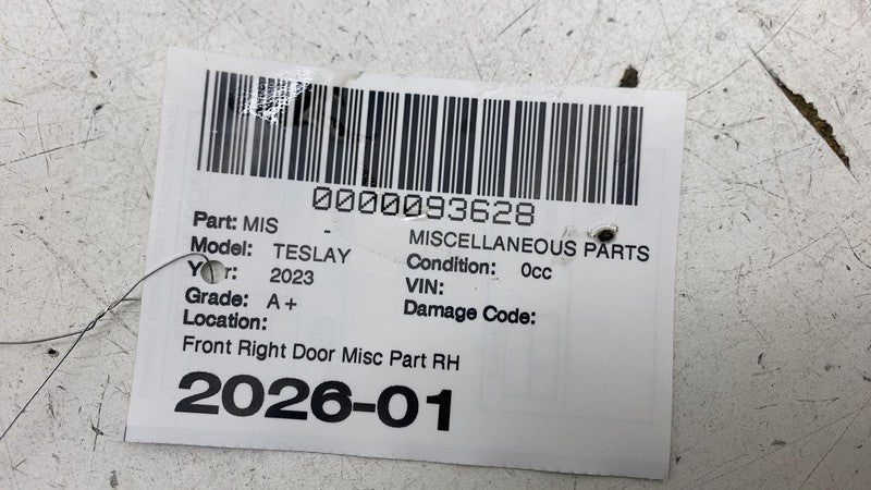 ⭕ 2020-2026 Tesla Model Y Front Right Door Check Stop Strap Stopper 15