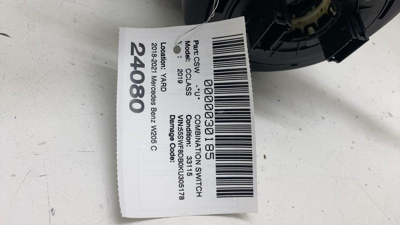 A2056803608 ⭕18-21 C300 W205 C-Class Steering Column Combination Switch w/ Cover A2056803608