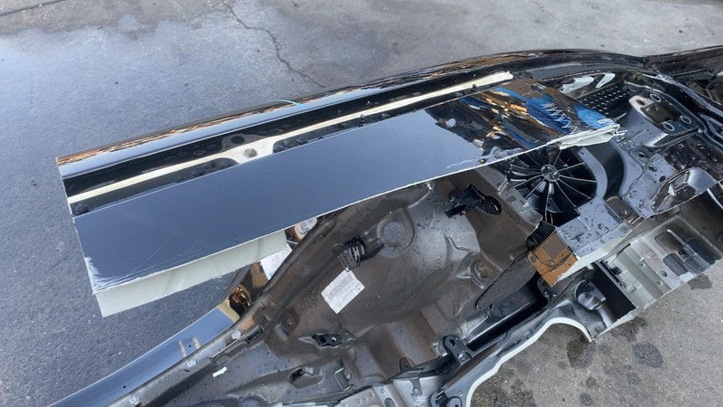 108735714 2021 BMW 530e Rear Passenger Quarter Panel Structural Cut Out Right RH Black 668