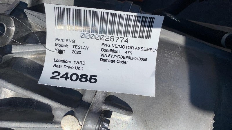 110900000D 2020-2023 Tesla Model 3 Y Rear Drive Unit Electric Engine Motor 47K 1109000-00-D