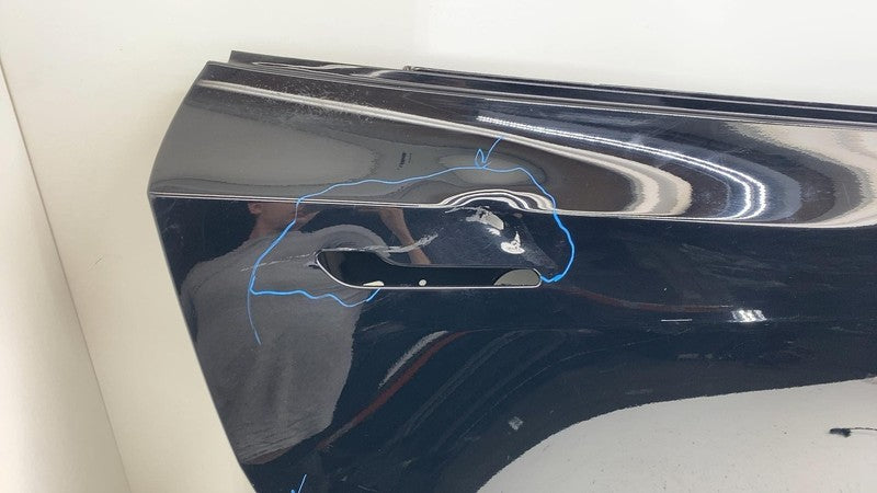 1493562-E0-A ❇️ 20-24 Tesla Model Y MY Rear Passenger Side Door Shell Panel Right Black PBSB