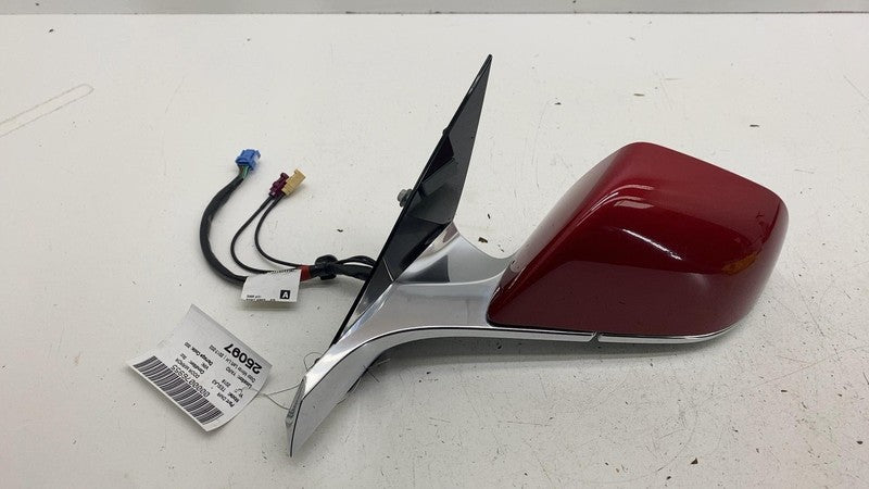 ⭕ 17-20 Tesla Model 3 Left Exterior Rear View Door Mirror Red PPMR 111
