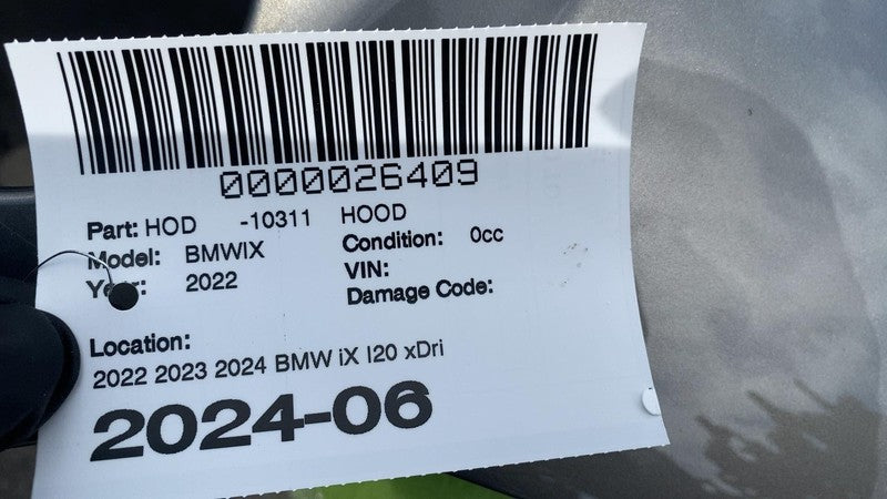 ⭕ 2022 2023 2024 BMW IX I20 xDrive Front Bonnet Hood Shell Panel OEM
